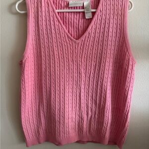 Liz Claiborne Pink Sweater Vest